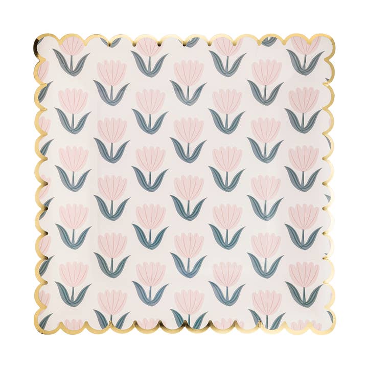 PLPL250 - Assiette en carton Tulipes pour la vente par My Mind’s Eye