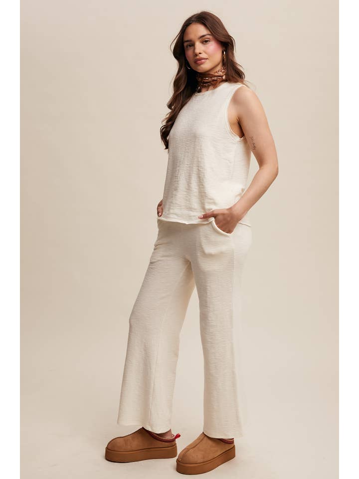 Listicle - Wholesale Lounge Set - Women's - Textured Lounge Set