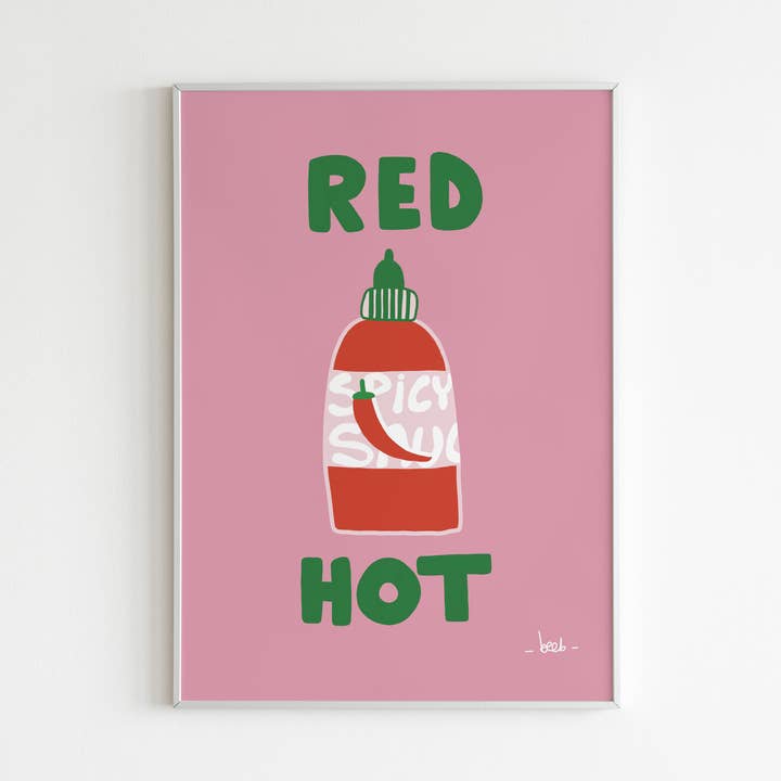 Affiche 'Red Hot' for wholesale by beeb