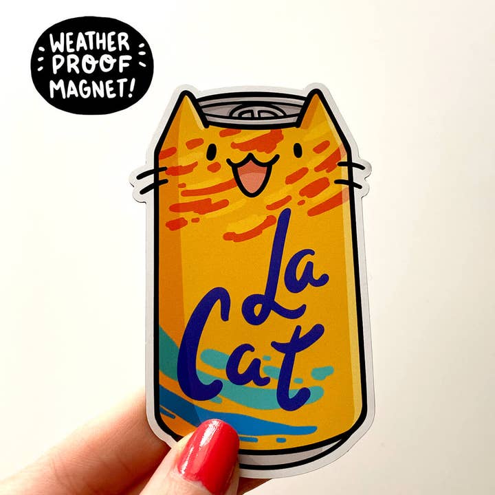 Shop Emily M - Wholesale Magnet - La Cat Orange Weatherproof Magnet