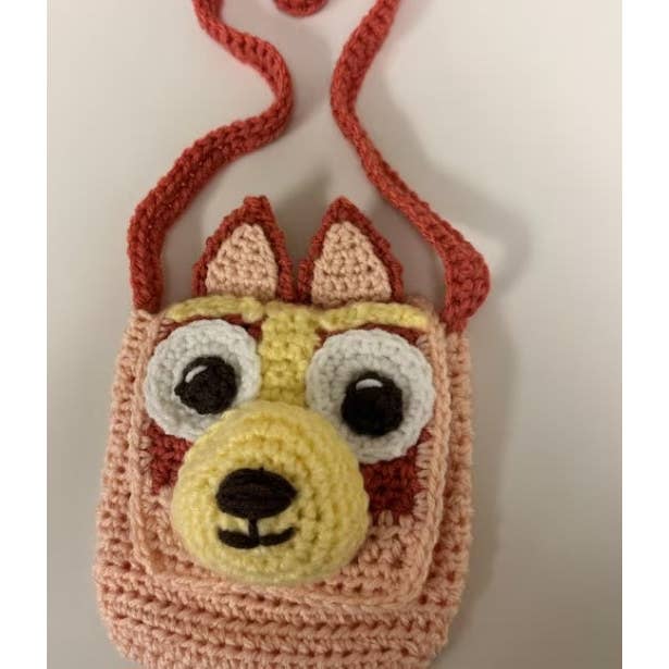 REMOVED BRAND - Wholesale Tote Bag - Kids - Crochet Bluey and Bingo bags