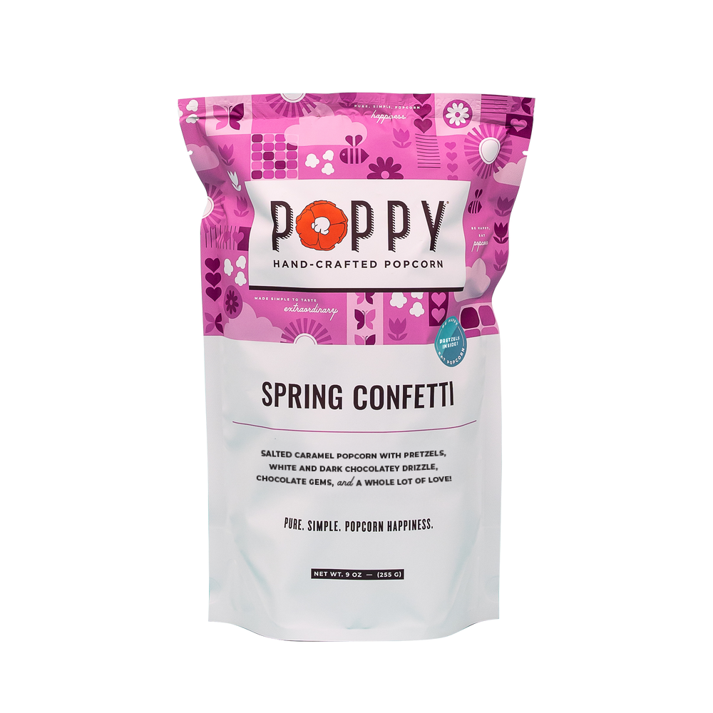 Poppy Hand-Crafted Popcorn - Wholesale Popcorn - Spring Confetti Popcorn2