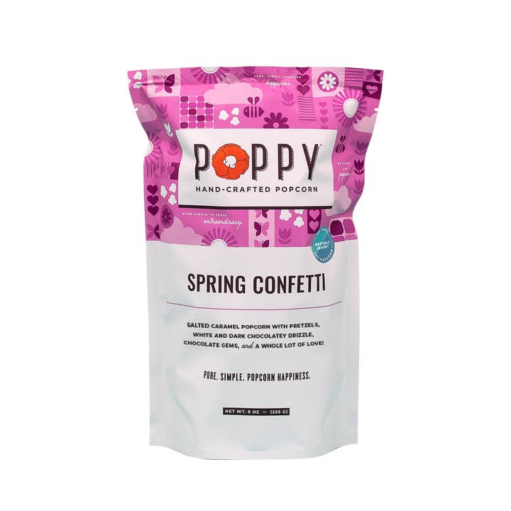 Poppy Hand-Crafted Popcorn - Wholesale Popcorn - Spring Confetti Popcorn2
