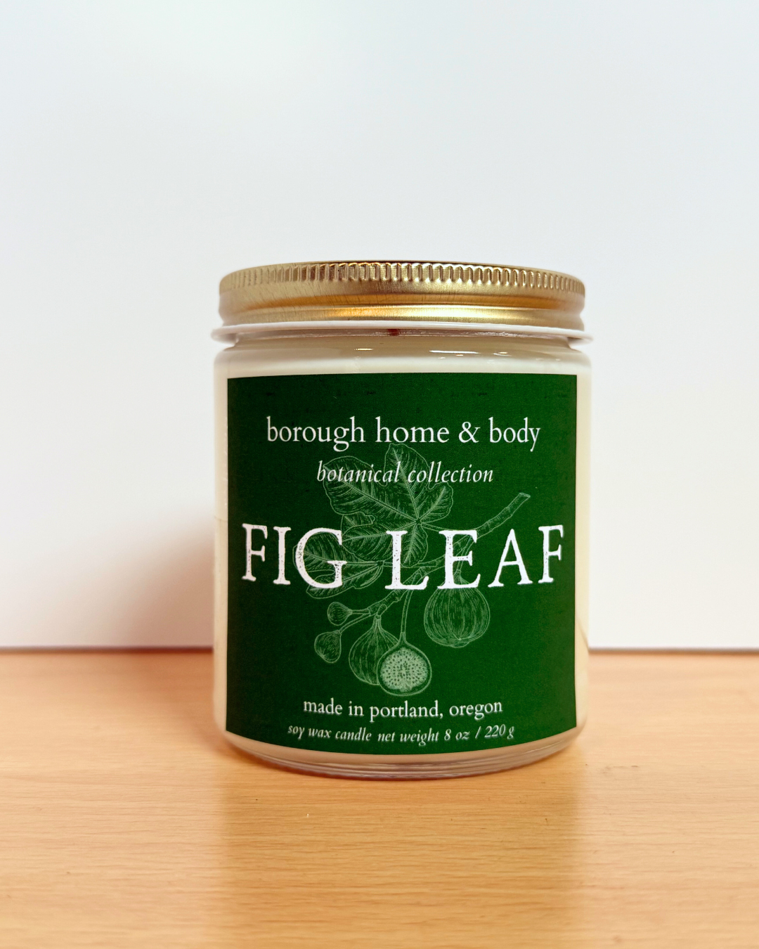 Borough Home - Wholesale Jar/Filled Candle - Fig Leaf0