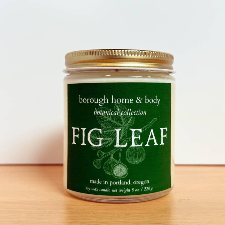 Borough Home - Wholesale Jar/Filled Candle - Fig Leaf0