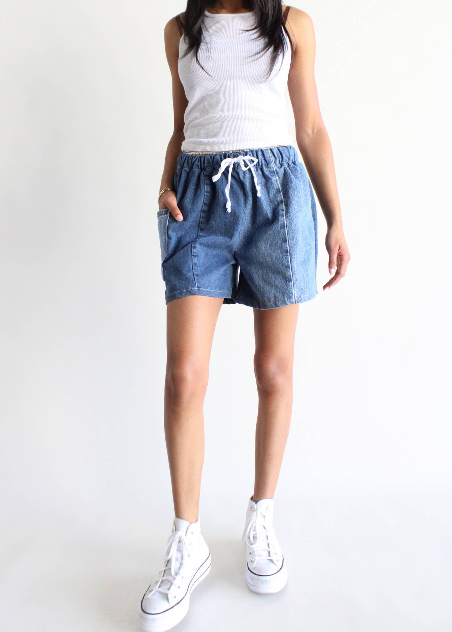American Recycled Clothing - Wholesale Shorts - Women's - Denim Eco Short Bundle3