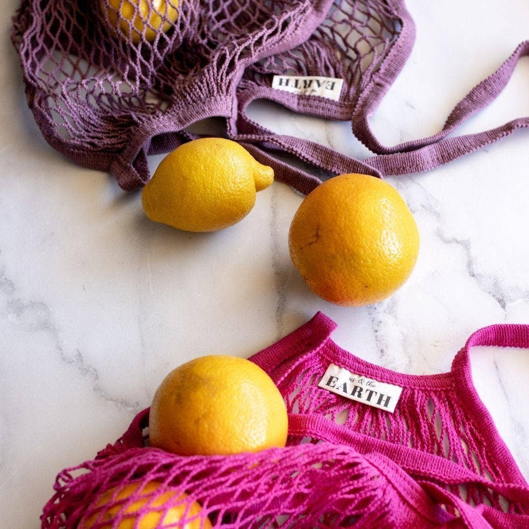 Us and The Earth - Wholesale Grocery/Shopping Bag - Reusable Cotton Shopping Net Bag21