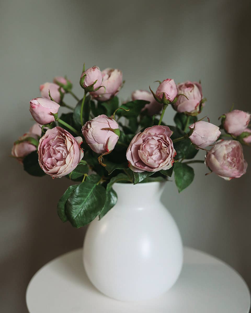 Prestige Botanicals – wholesale Artificial flowers – Mauve English Rose 23"1