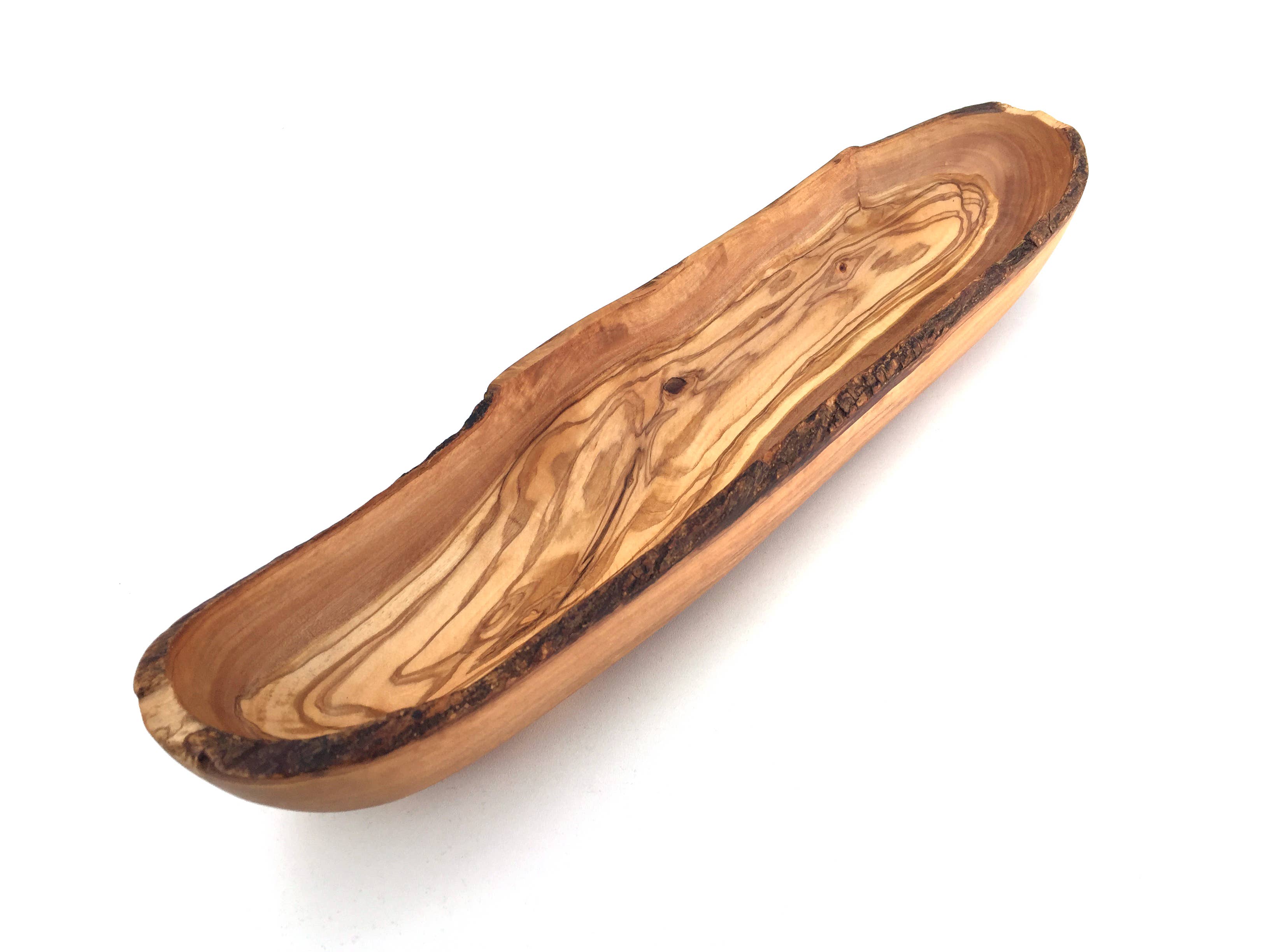 medina mood - Vente Bol de service - Bol oblong pour baguette en bois d'olivier4