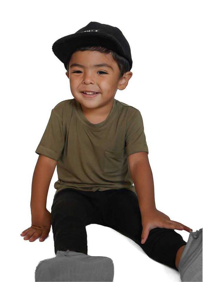 Remi + Rae Co. - Wholesale T-Shirt - Kids - BAMBOO POCKET TEE - PINE8