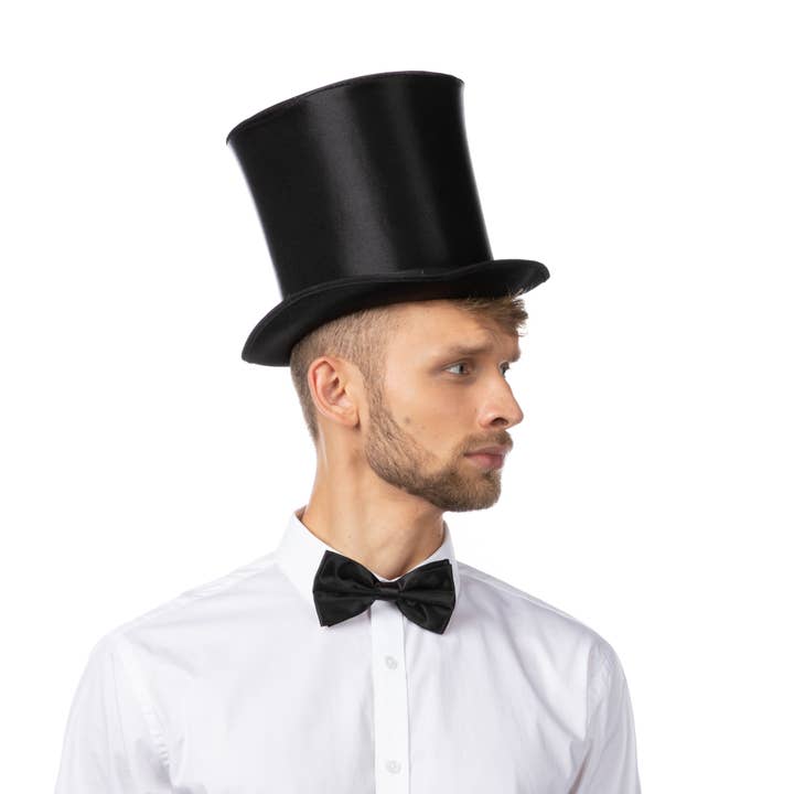 Stylex Party - Wholesale Costume - Men's - Bell Top Hat Fancy Dress Victorian Hard Hat Halloween