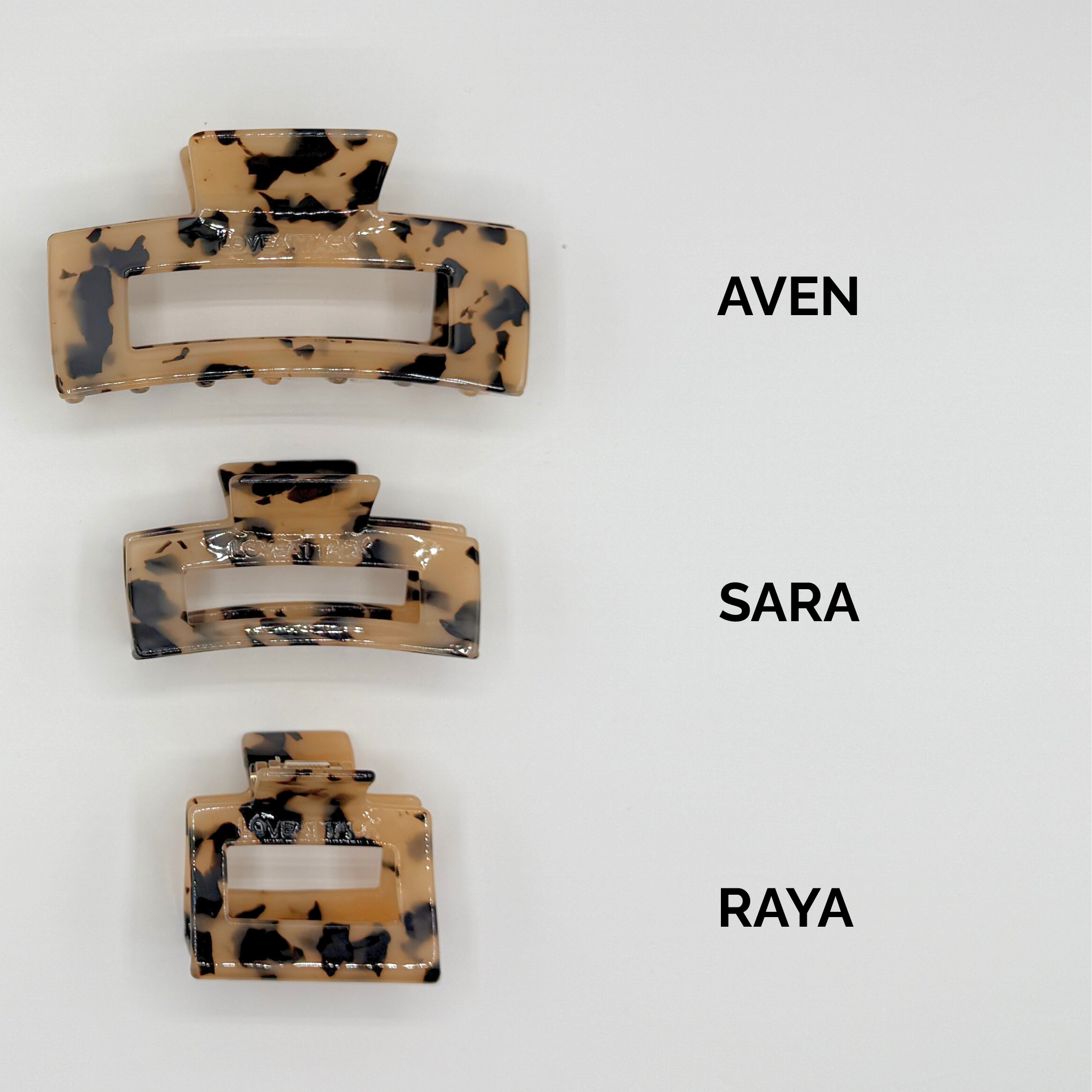 Love Attack - Wholesale Hair Clip - Women's - Sara Cellulose Acetate Hair Claw Clips52