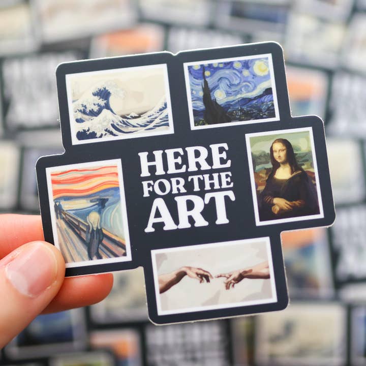 Art Waterproof Sticker For Laptop & Water Bottle for wholesale by The Sticker Shop