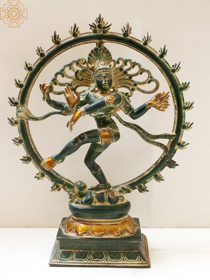 Nataraj | Fait main | Statue en laiton pour la vente par Exotic India Art