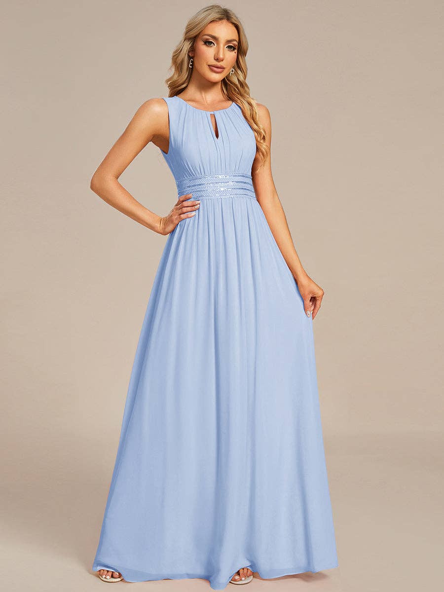 Ever-Pretty – wholesale Gown – Women's – Elegant Pleated Sequin Bridesmaids Dress18