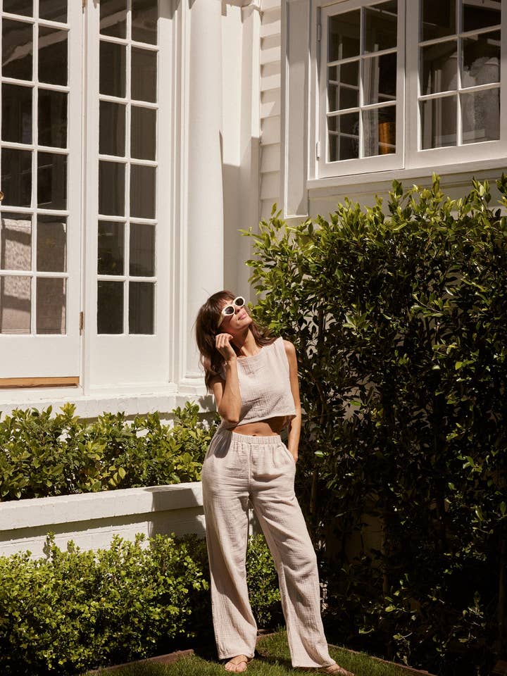 Olga Top - Beige for wholesale by Sunday Ritual