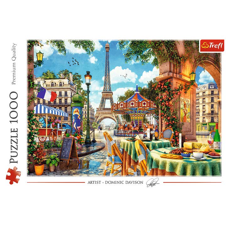 TREFL by Bridge Toys - Wholesale Puzzle - Adult - 1000 Piece Trefl Jigsaw Puzzle, Parisian morning