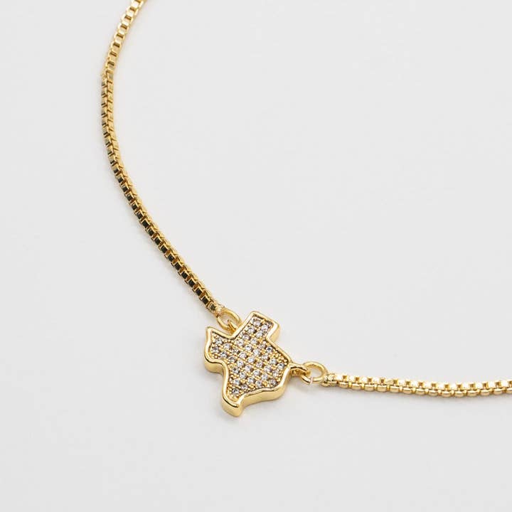 18K Gold Texas Glänzendes Armband für den Großhandel von Brenda Grands Jewelry