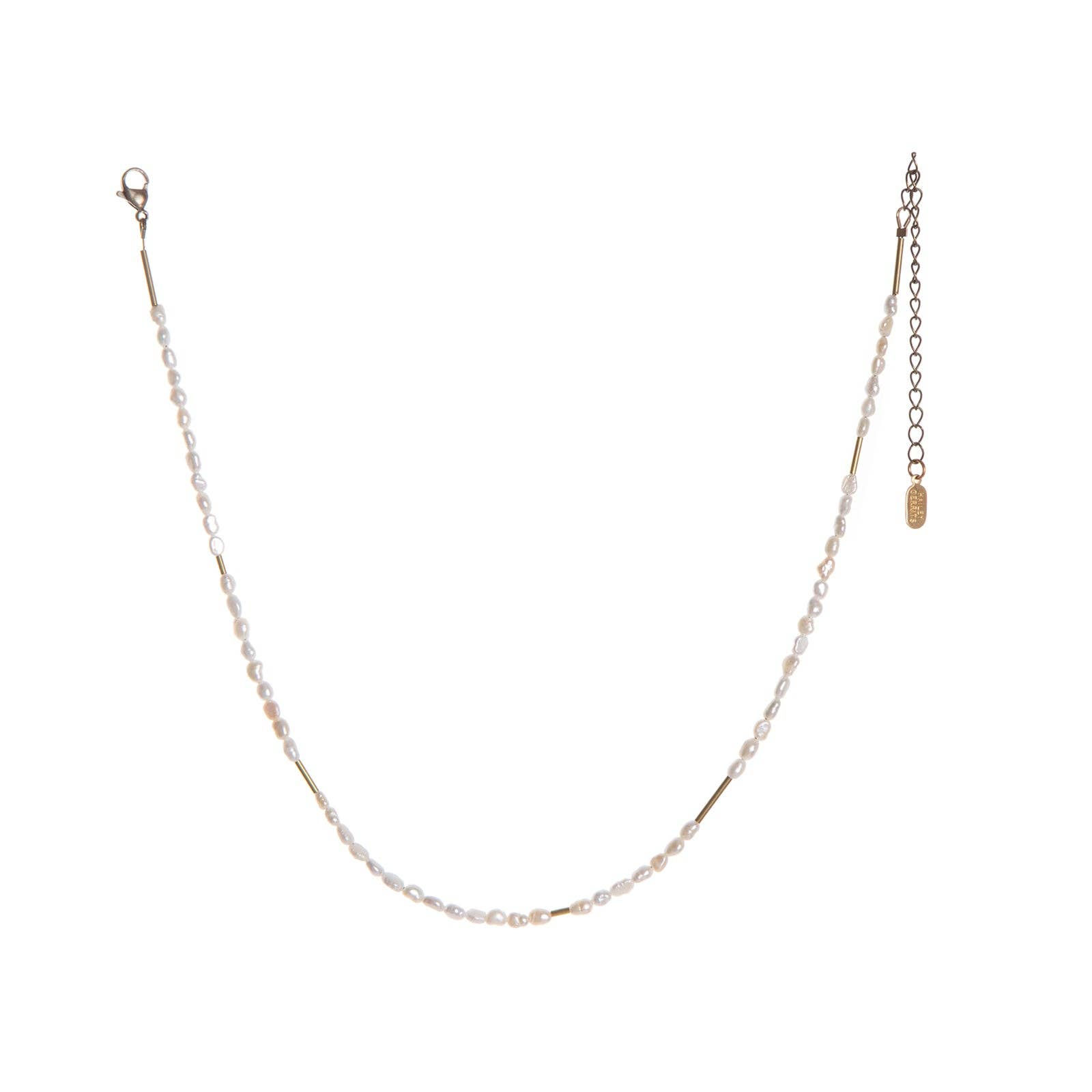 Hailey Gerrits – wholesale Beaded/pearl necklace – Oso Necklace, Pearl1