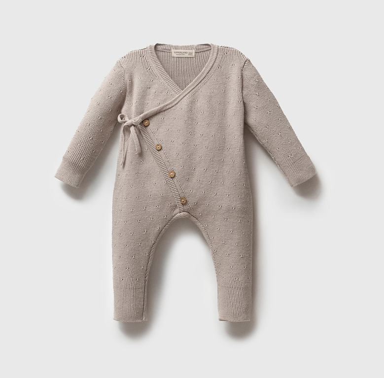 Nipperland - Vente Barboteuse – bébé - Barboteuse unisexe pour bébé – Une pièce en coton style kimono2