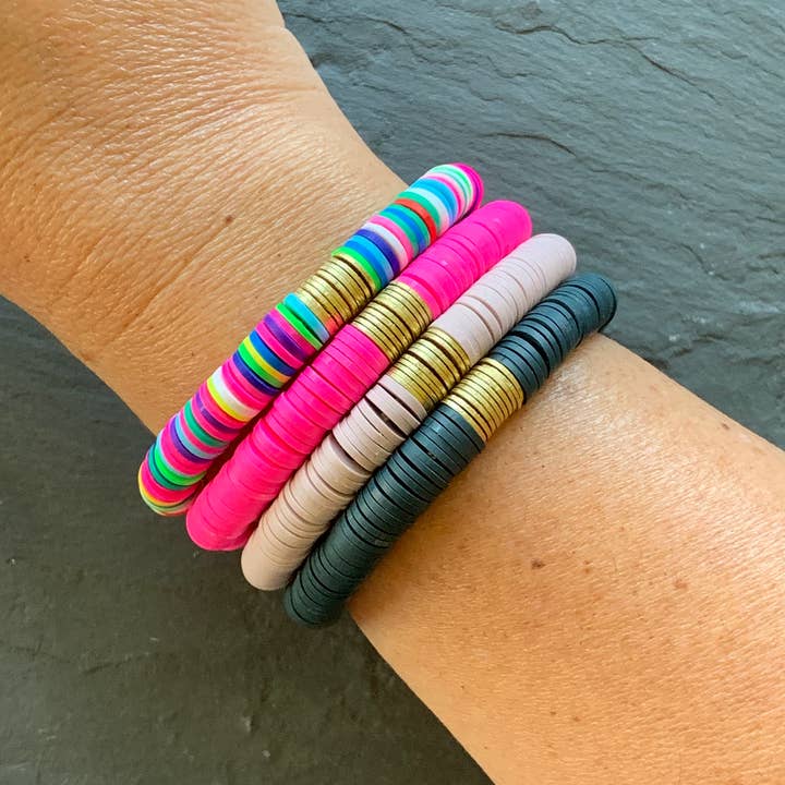 Libby & Smee - Wholesale Beaded bracelet - Heishi Stretch Bracelets6