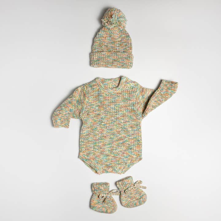Newborn Knit 3-Piece Sweater Set for wholesale by MaMi & Me
