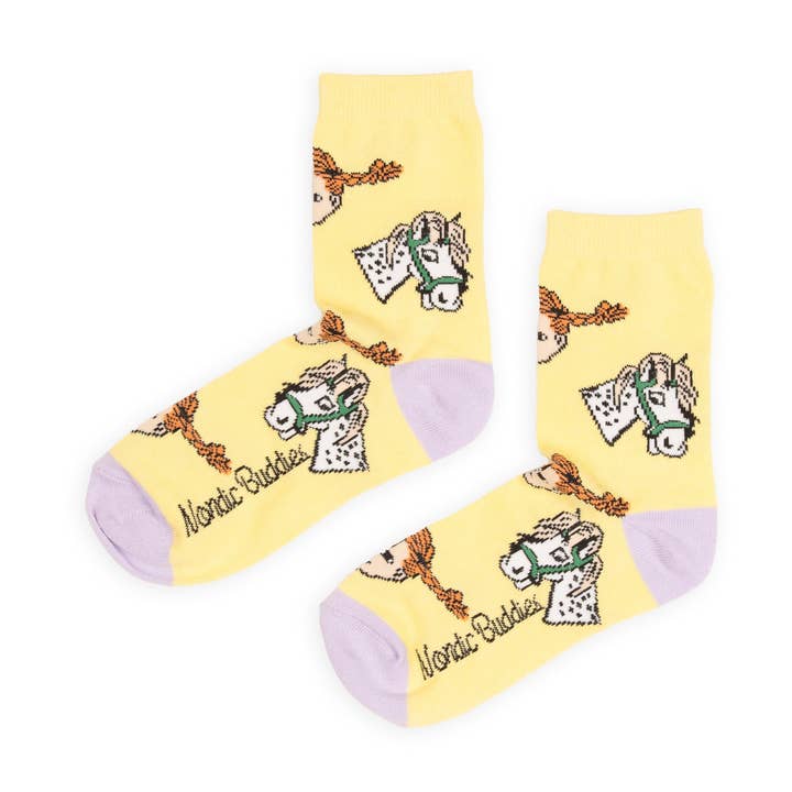 Pippi & Little Old Man Women's Socks for wholesale by Nordicbuddies