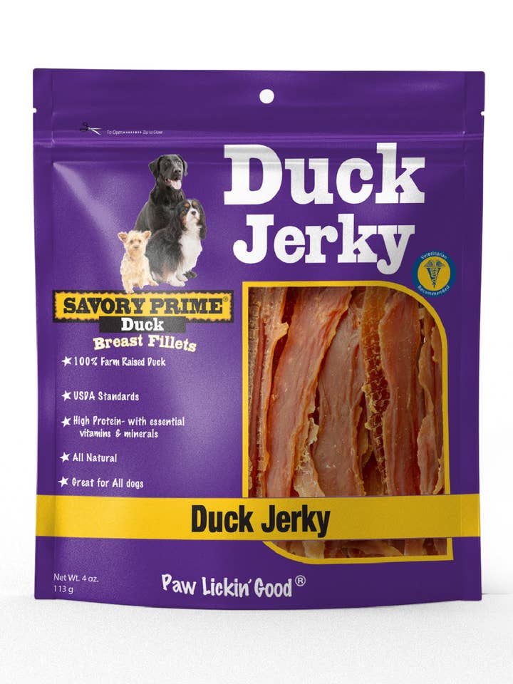 Cecina de Pato Natural 113 g. para venta al por mayor de Savory Prime