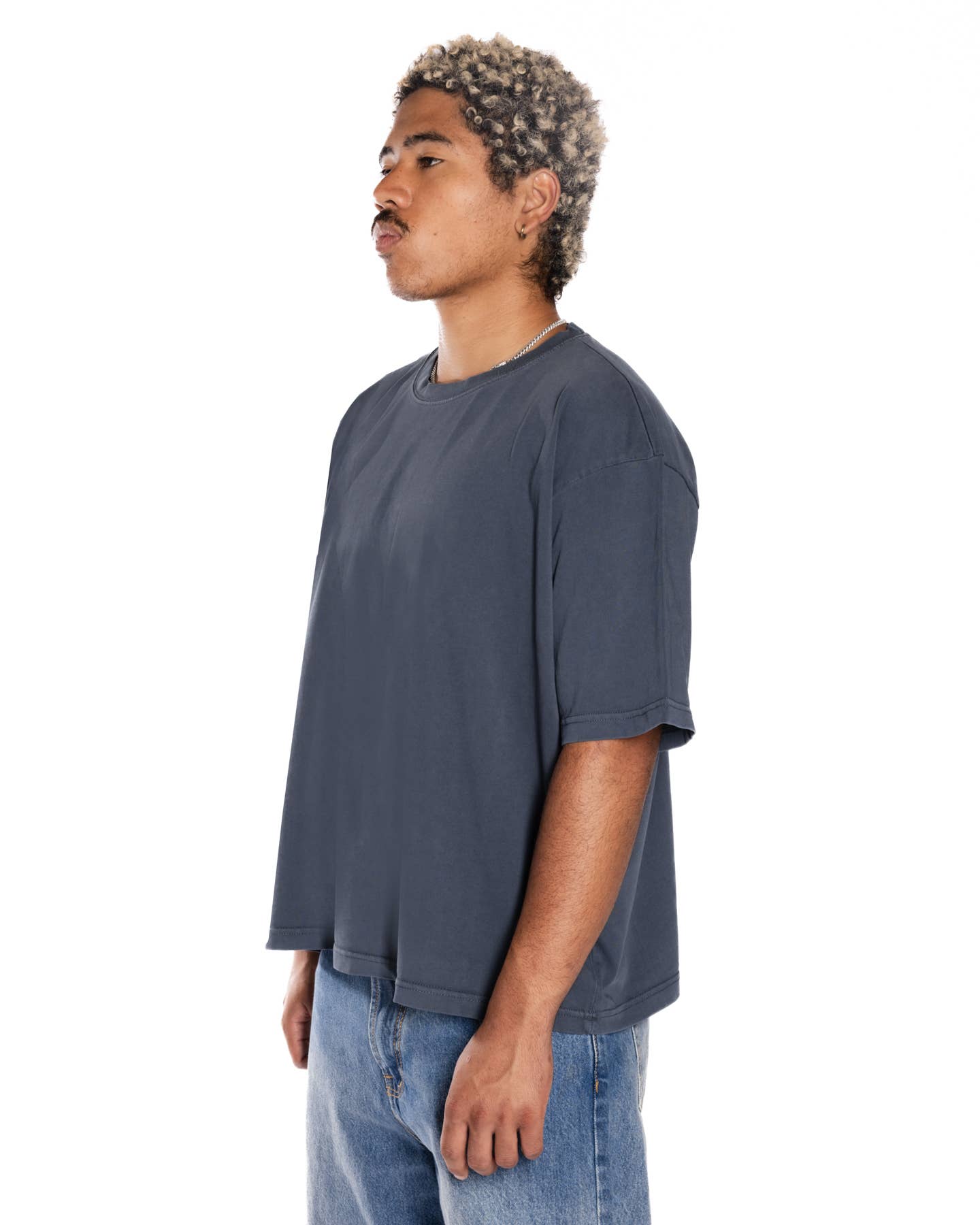 Generation XYZ - Wholesale T-Shirt - Men's - Premium Crop Boxy T-Shirt [HF-1510]13