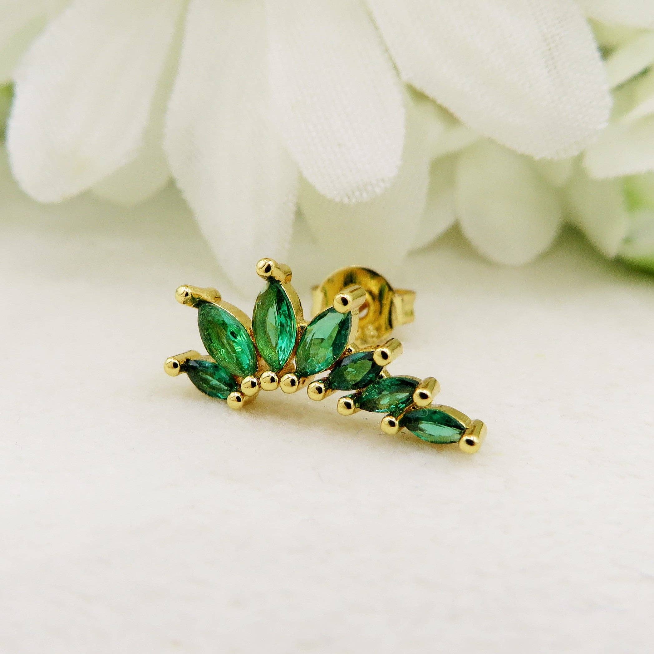 Daemon srls – Großhandel Einzelohrring – MARQUISE Piercing aus 925er Silber mit Zirkonia für Helix, Tragus, Flat und Lobe0