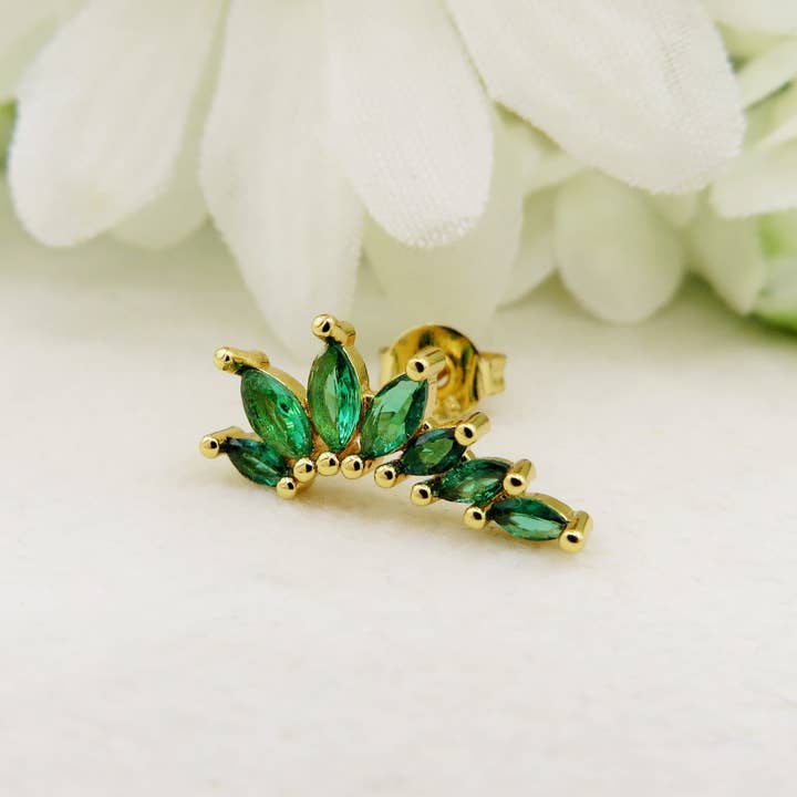 Daemon srls - Wholesale Single Earring - MARQUISE PIERCING ARGENTO 925 con cubic zirconia per Helix, Trago, Flat e Lobo0