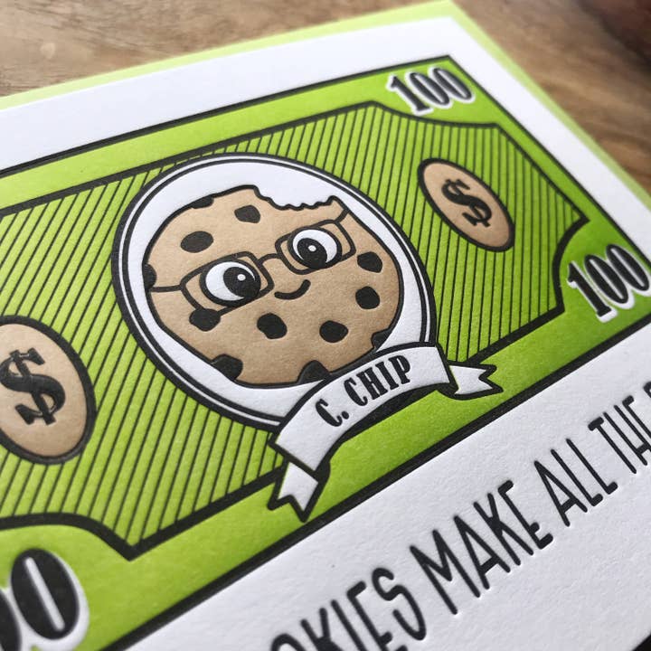 Kiss and Punch - Wholesale Graduation Card - Smart Cookie Graduation Promotion Letterpress Card2