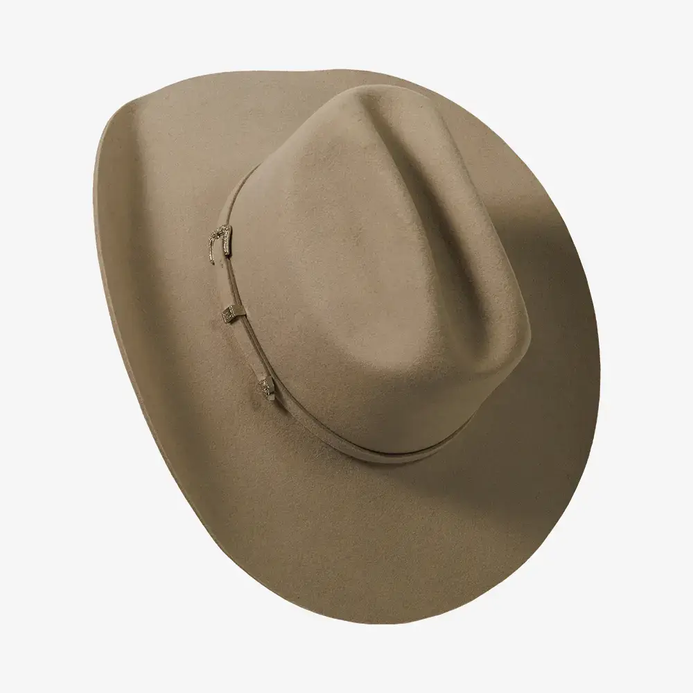 American Hat Makers - Wholesale Cowboyhoed - Uniseks - 100% wollen vilten western cowboyhoed - Style Cattleman43