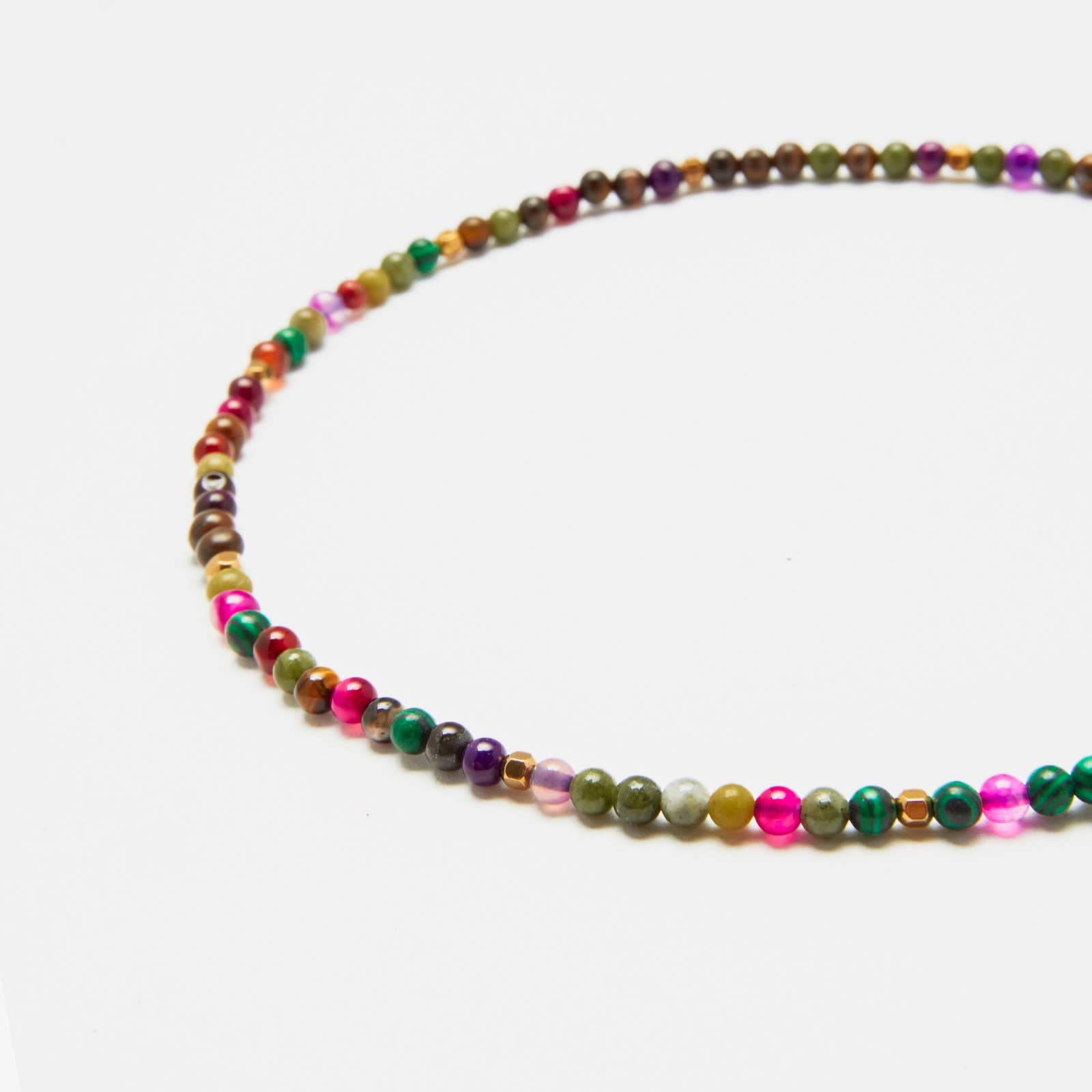 Lovelika – wholesale Link & chain necklace – Simple chain necklace with stones - Skylar6