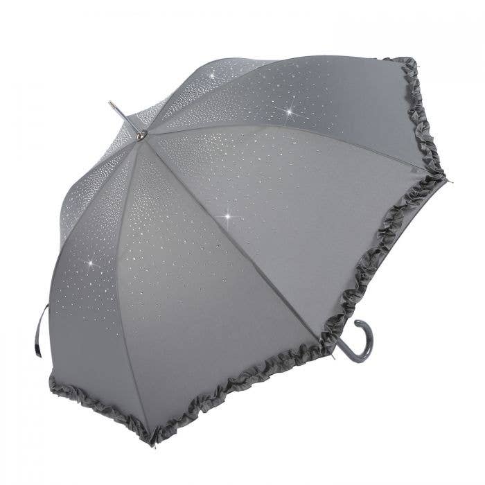 PEACH ACCESSORIES – wholesale Umbrella – Women's – TW09 frilly diamante crystal umbrellas4