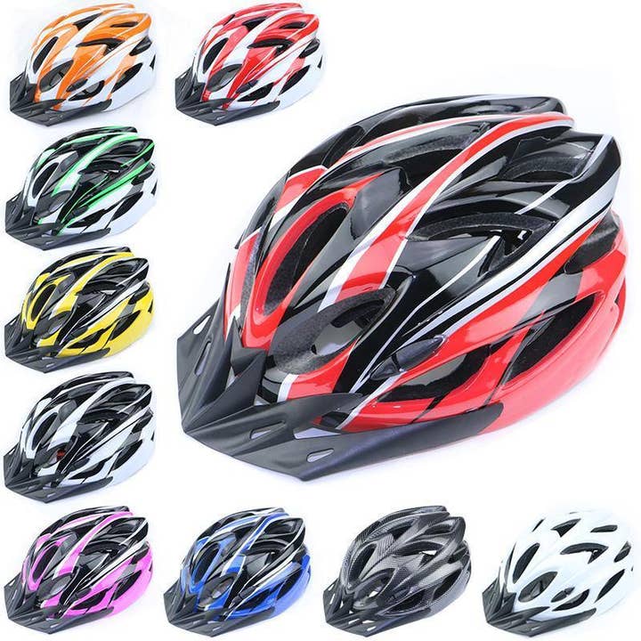 ENER-J – wholesale Bike/scooter – Kids – Helmet for Bike, Colours Available: White, B&w and Blue