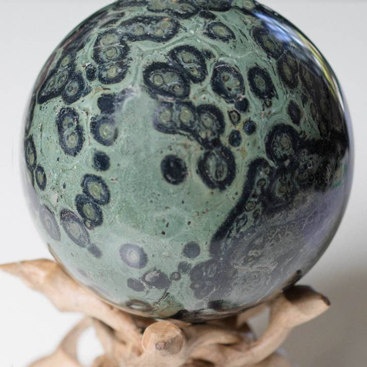 Tiny Rituals - Wholesale Spiritual Stone/Crystal - Kambaba Jasper Sphere - AAA Premium Quality52
