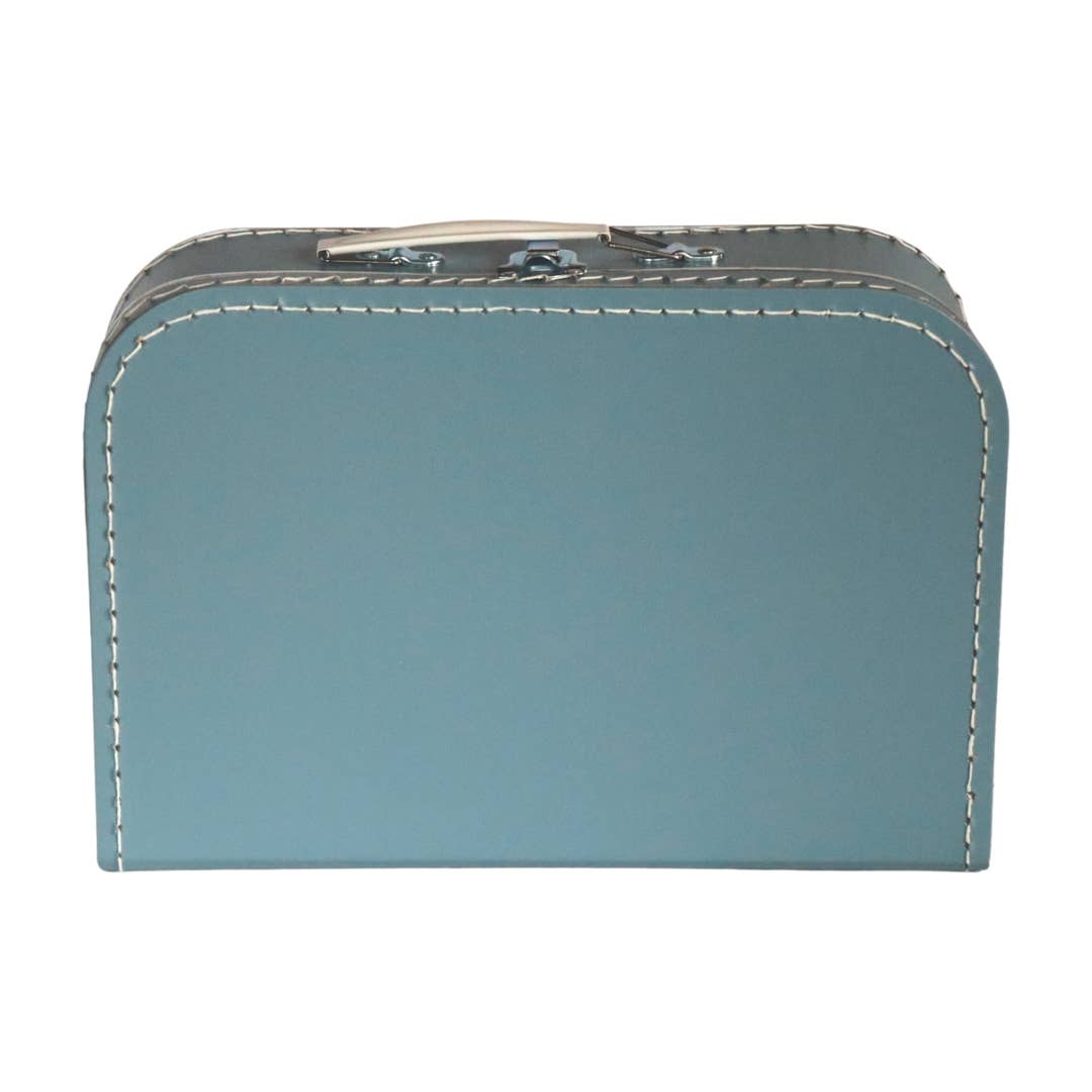 Kinderkoffertjes.nl - Wholesale Keepsake Box - Kids & Baby - GREY/BLUE suitcase 30 cm1