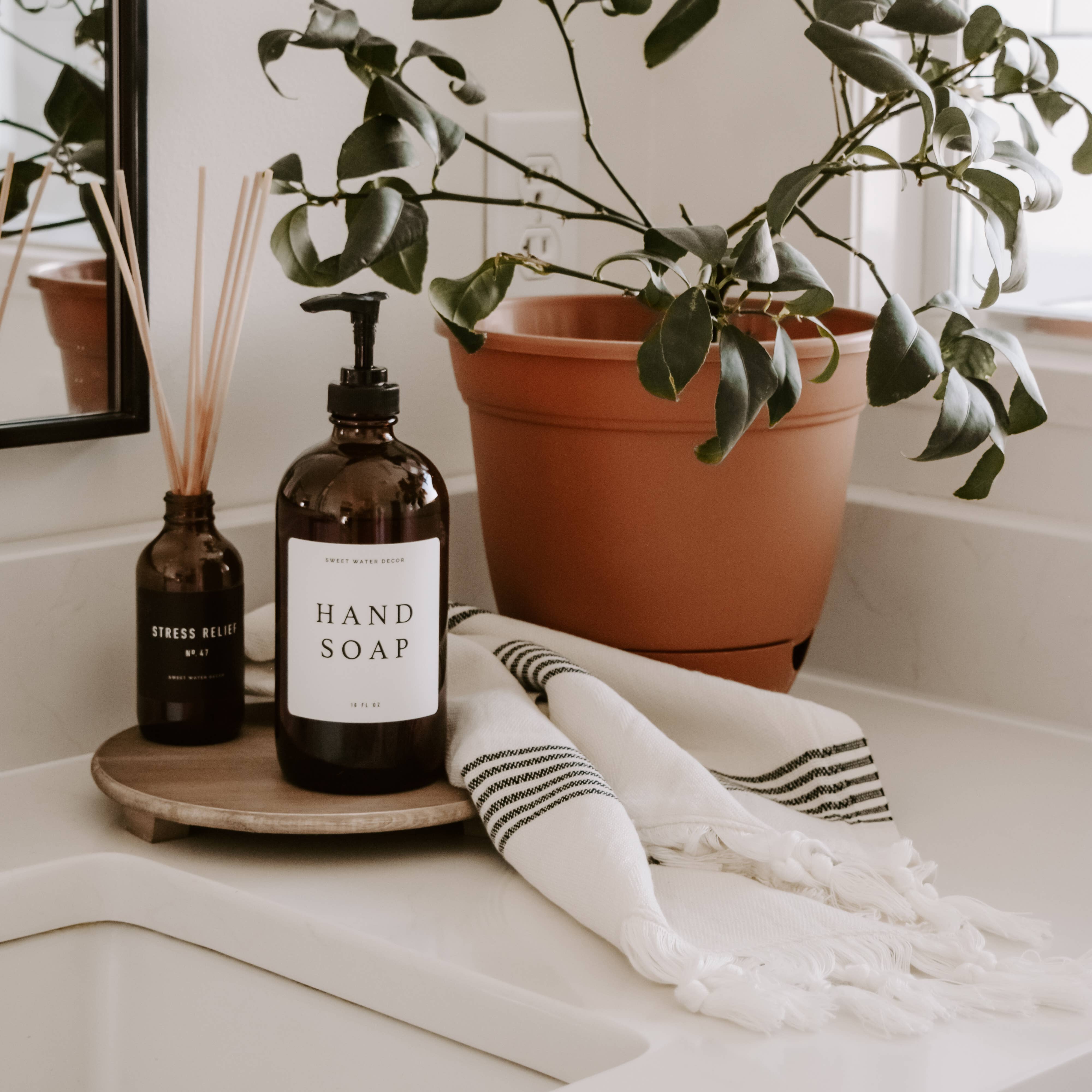 Sweet Water Decor - Wholesale Hand Towel - Turkish Cotton Hand Towel, Multi Stripe - Home Decor & Gifts3