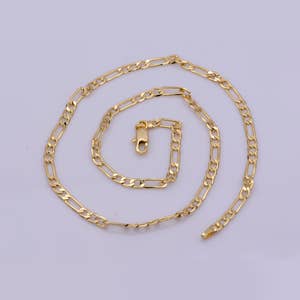 Clearance Pricing BLOWOUT 24K Gold Plated Designed Linked Chain