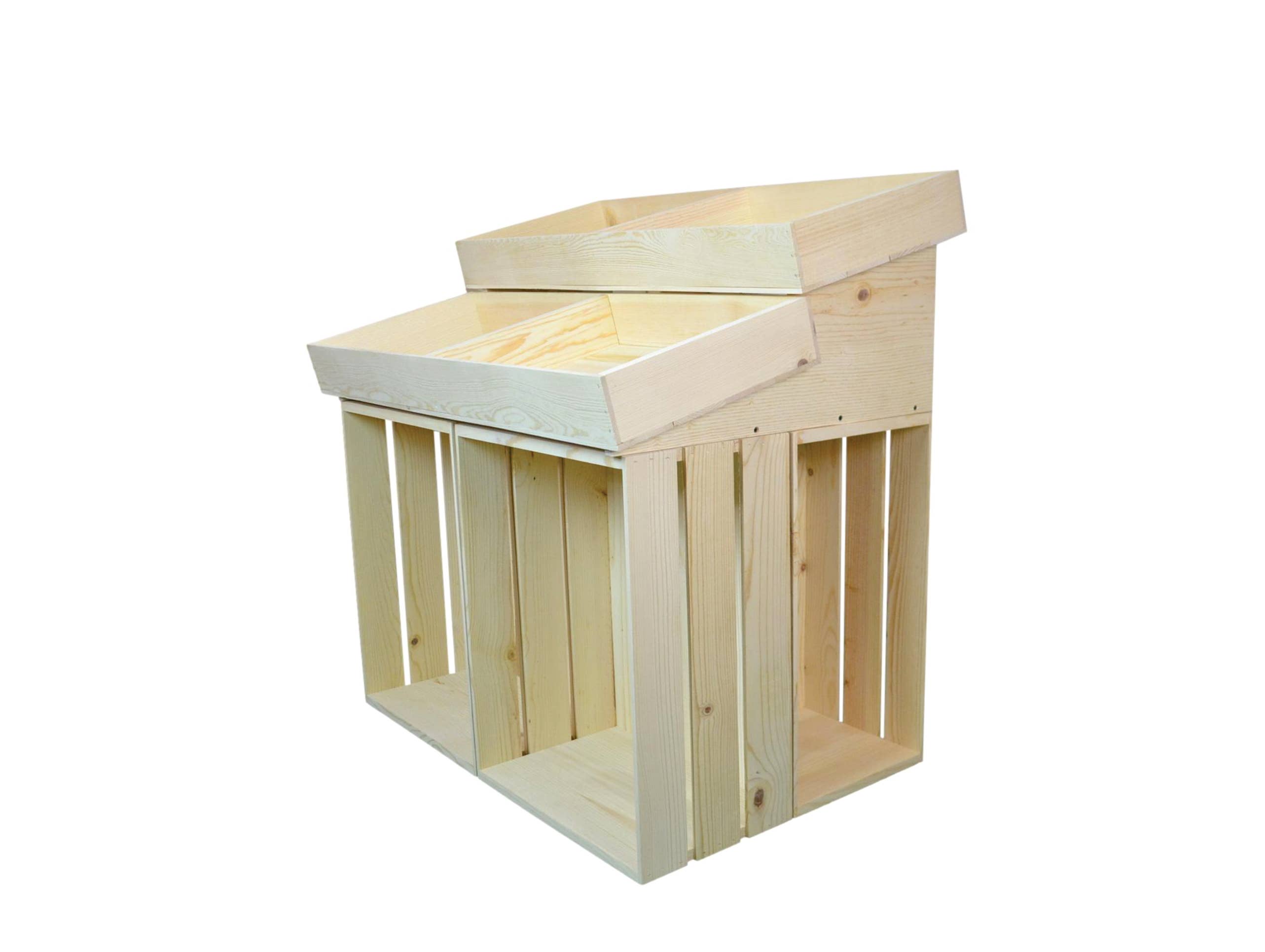 Poole & Sons Inc. - Wholesale Retailer Display Stand/Case - Wooden End Cap Store Floor Display1