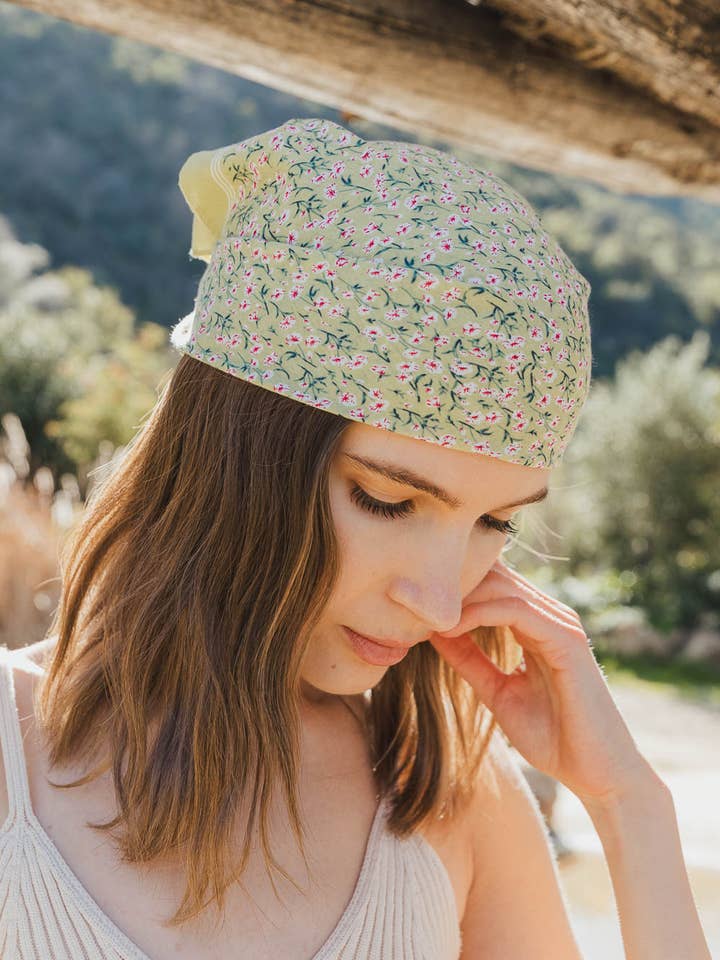 Boho Floral Cotton Bandana – Your Go-To Summer Accessory 🌸 for wholesale by Leto Accessories
