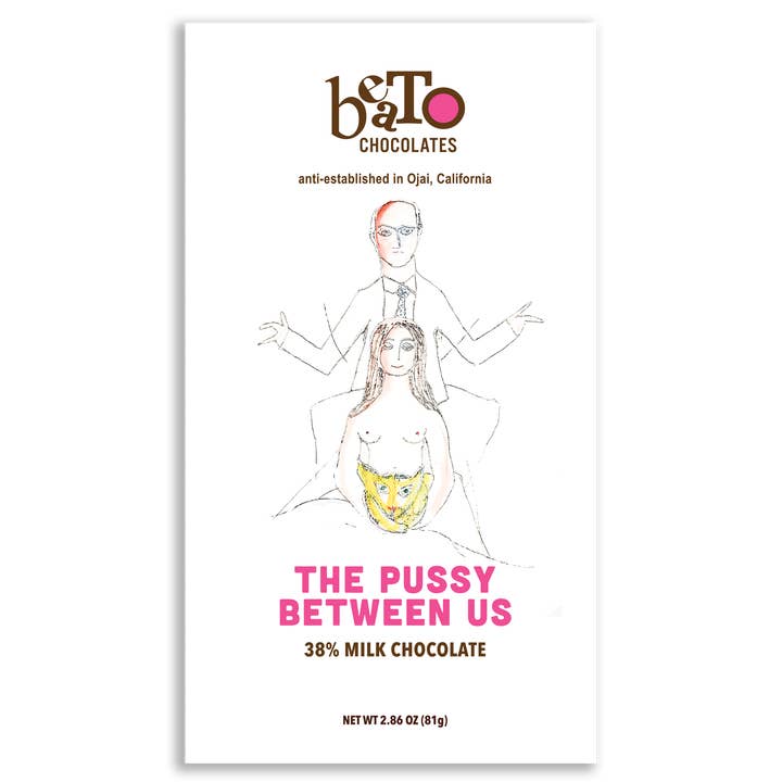 Beato Chocolates - Wholesale Chocolate bar - The Pussy Between Us Milk Chocolate Bar (75g/2.64oz)5