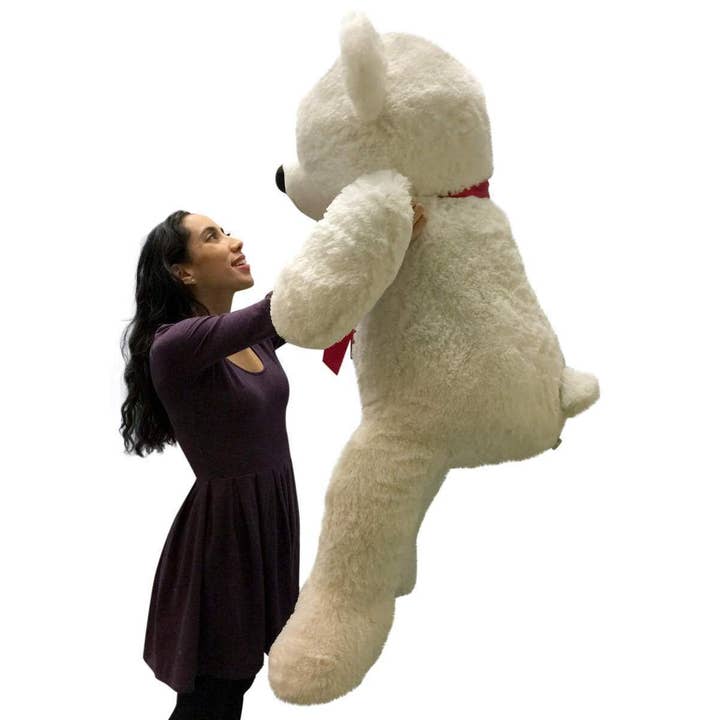Big Plush - Wholesale Stuffed/Plush Toy - Kids & Baby - Giant Teddy Bear 52 Inch White Soft, Premium Quality Big8