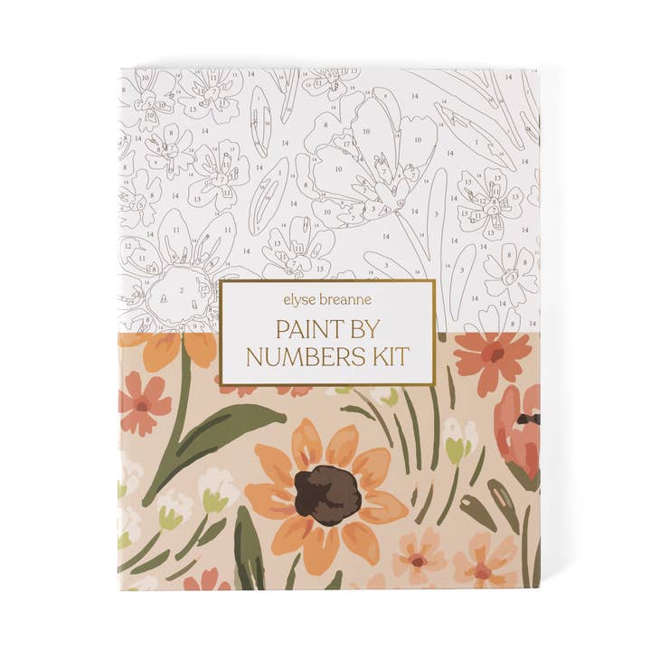 Elyse Breanne Design - Wholesale DIY Craft Kit - Sunny Poppies Paint By Number Kit0