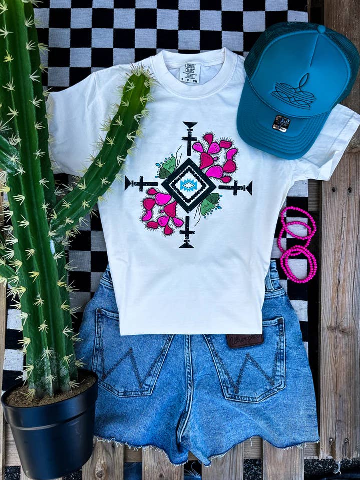 T-shirt graphique Las Ojos pour la vente par MAGNOLIA MILL