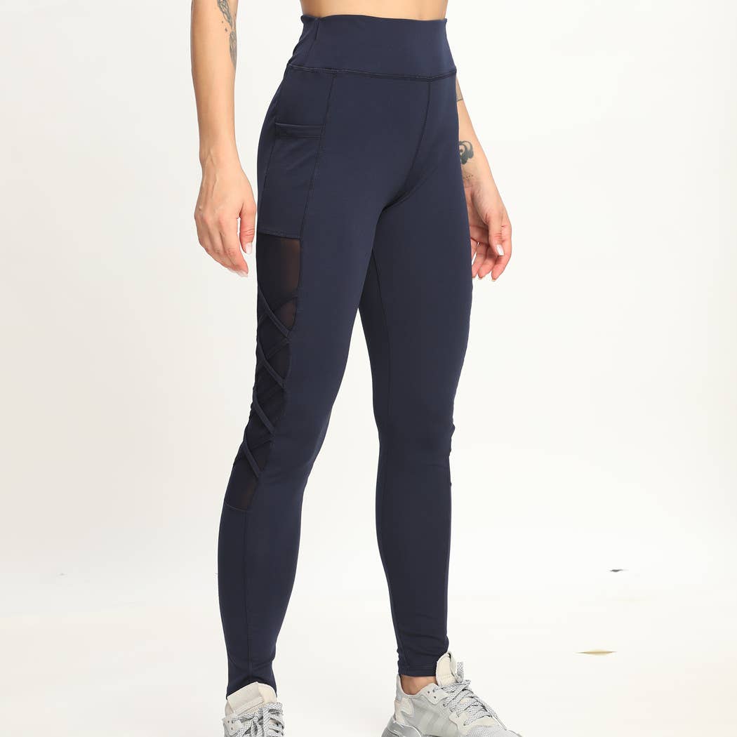 SSImport - Wholesale Athletic/Lounge Leggings - Women's - A1330 SPORTS YOGA POCKET LEGGINGS MIXED SIZES 12PCS/PACK23