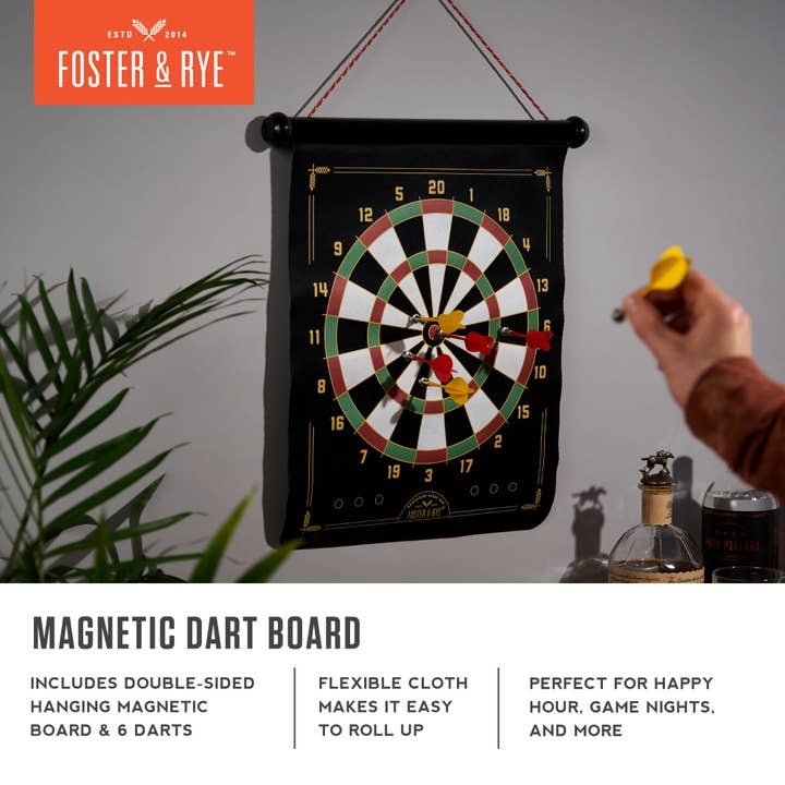 Foster & Rye - Wholesale Board Game - Magnetic Dart Board3