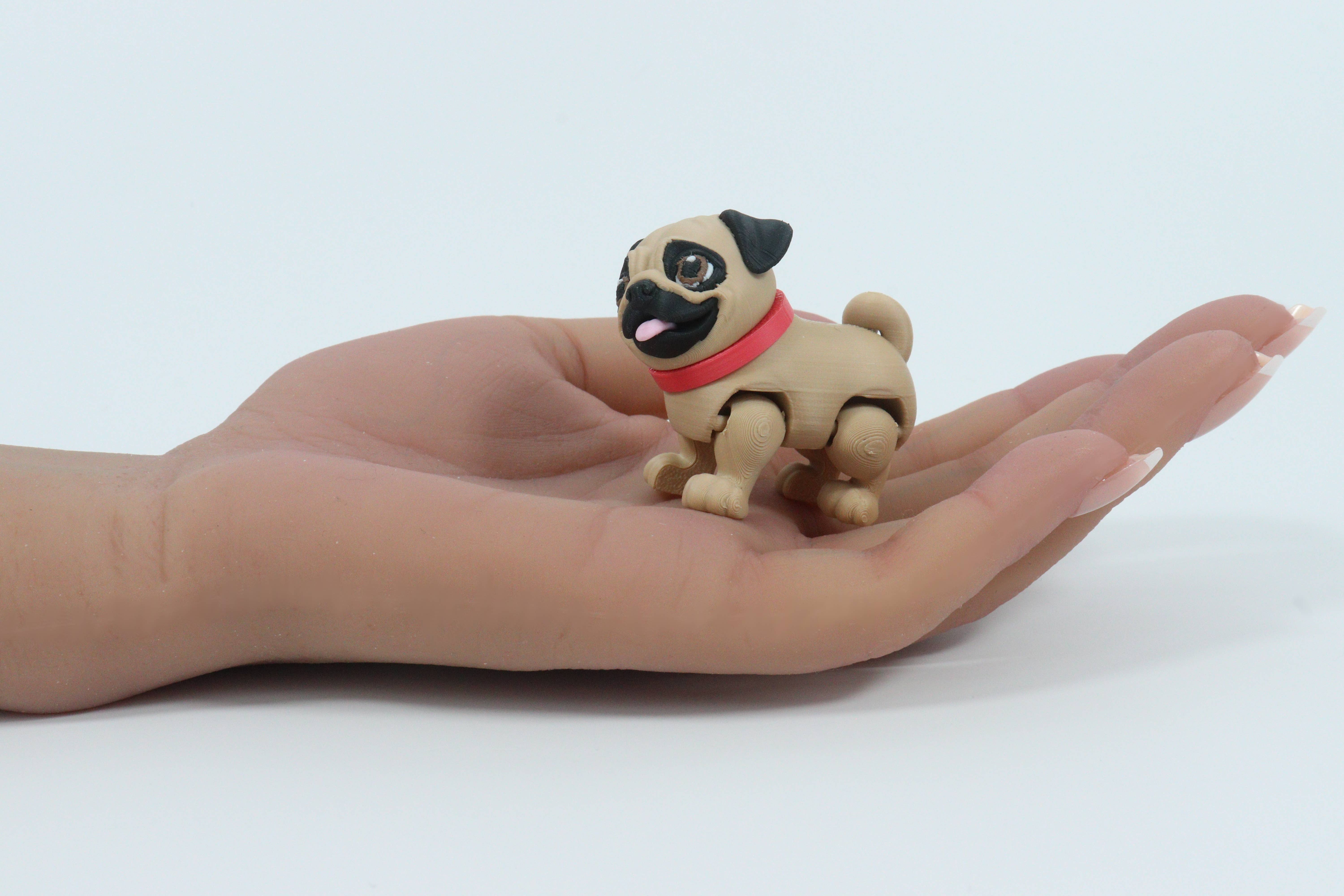 MrSpinner - Wholesale Fidget Toy - Kids - Paw Print Pups - Pug (Made in USA, Fidget, Figurine)4