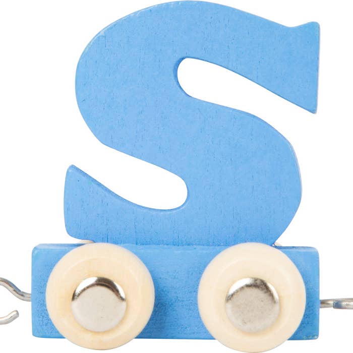 Coloured Letter Train S for wholesale by small foot